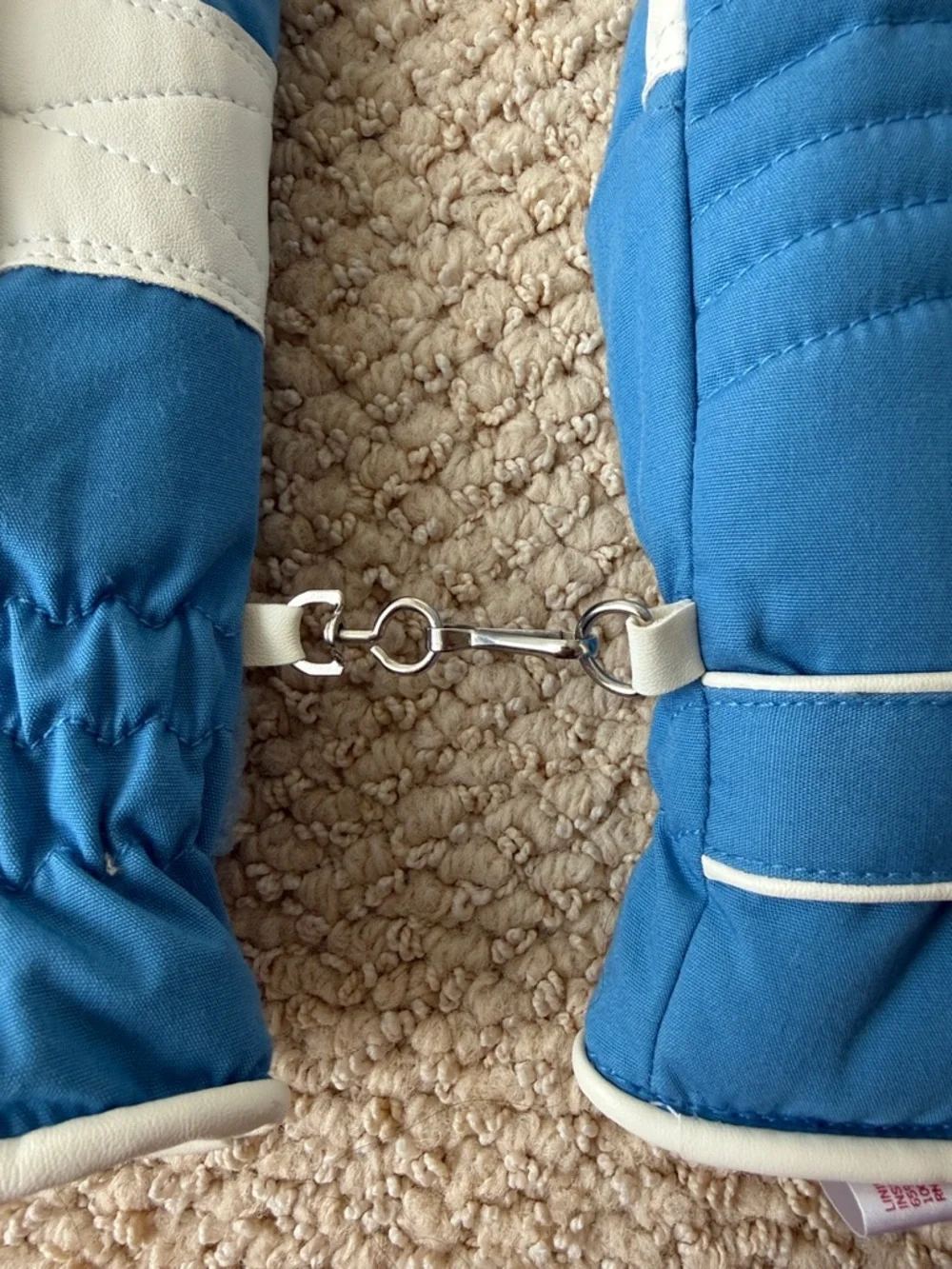Women Blue Winter Ski Gloves - Padded Insulated Pair